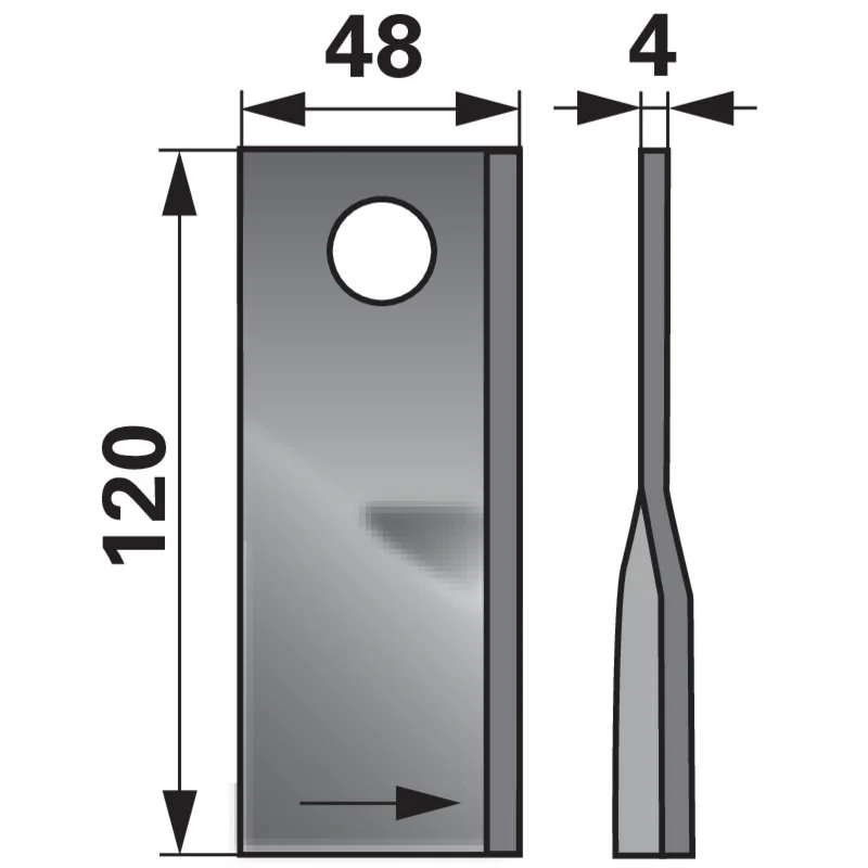 Prillinger Premium - 0041020325 - Rotary mower blade (Pack of 25)