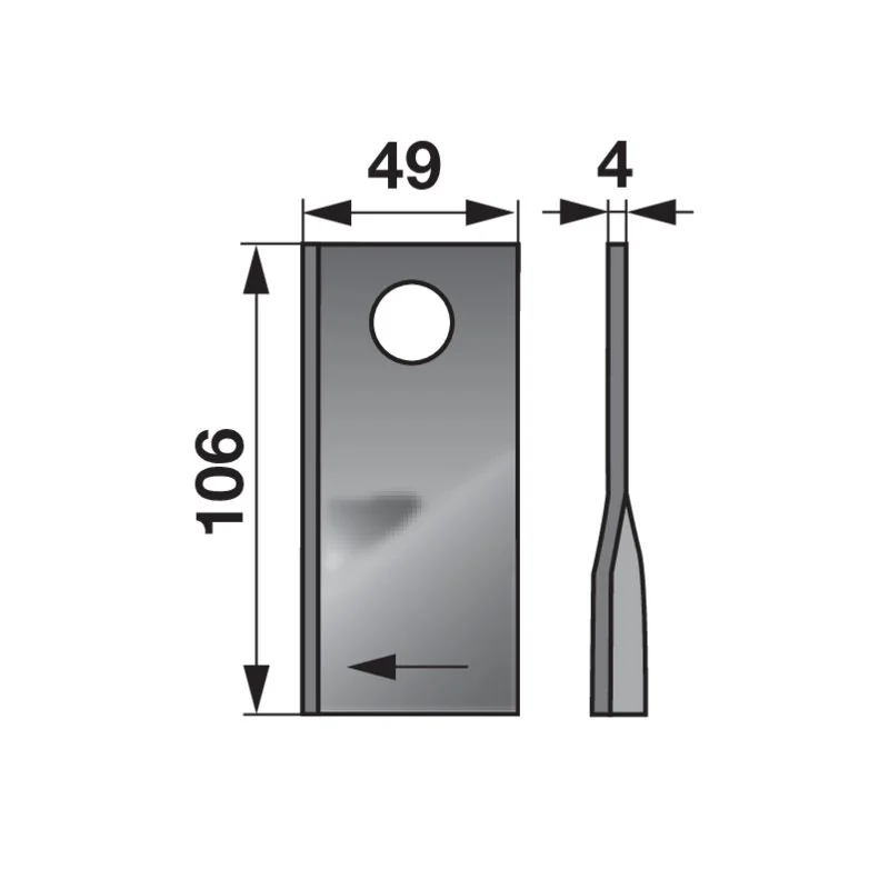 Prillinger Premium - 0041020825 - Rotary mower blade (Pack of 25)