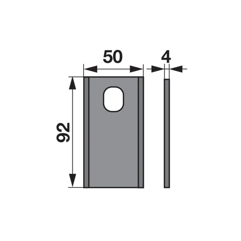 Prillinger Premium - 0041030525 - Rotary mower blade (Pack of 25)