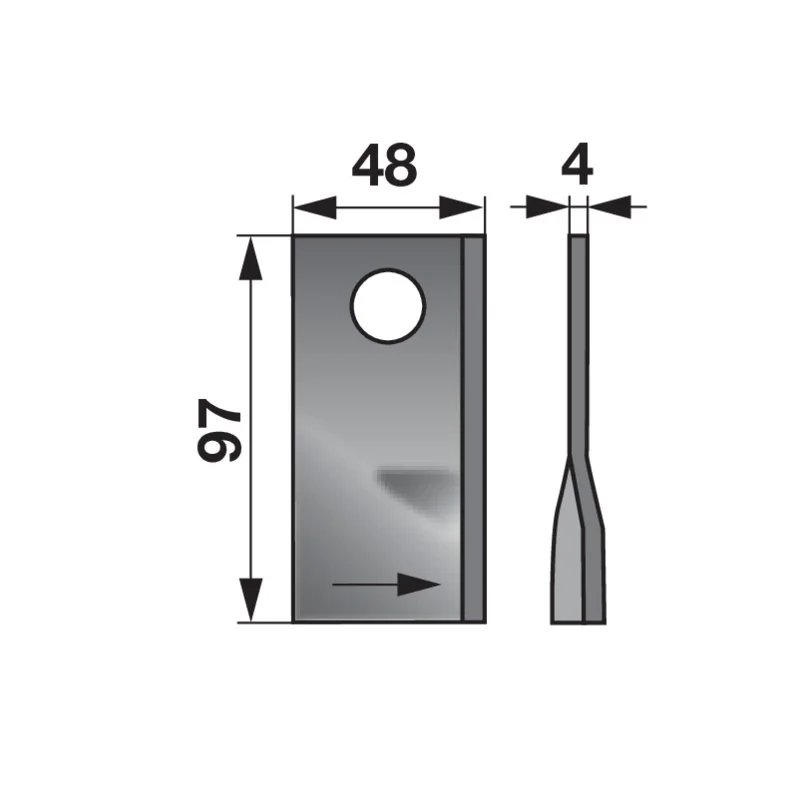 Prillinger Premium - 0041031025 - Rotary mower blade (Pack of 25)
