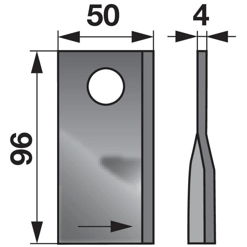 Prillinger Premium - 0041038425 - Rotary mower blade (Pack of 25)