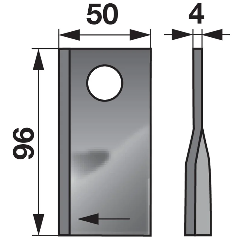 Prillinger Premium - 0041038525 - Rotary mower blade (Pack of 25)
