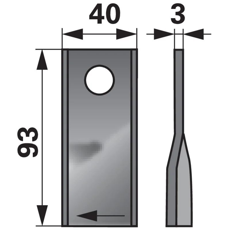Prillinger Premium - 0041040625 - Rotary mower blade (Pack of 25)