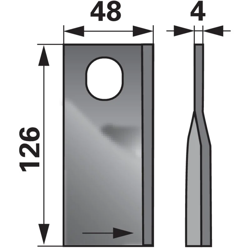 Prillinger Premium - 0041041625 - Rotary mower blade (Pack of 25)