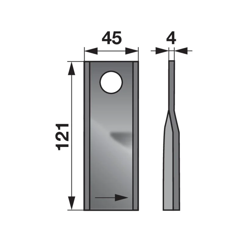 Prillinger Premium - 0041041825 - Rotary mower blade (Pack of 25)