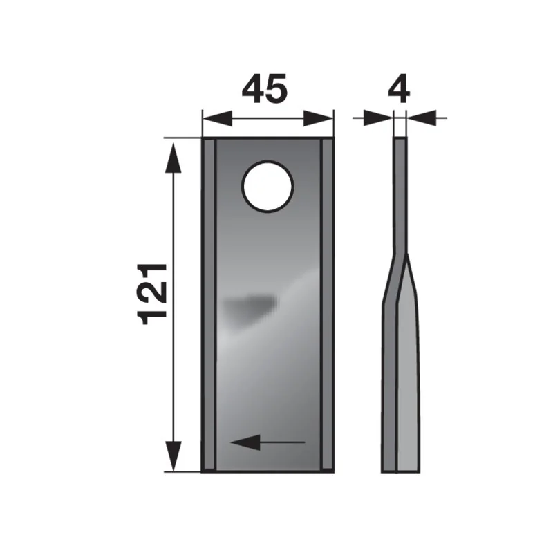 Prillinger Premium - 0041041925 - Rotary mower blade (Pack of 25)