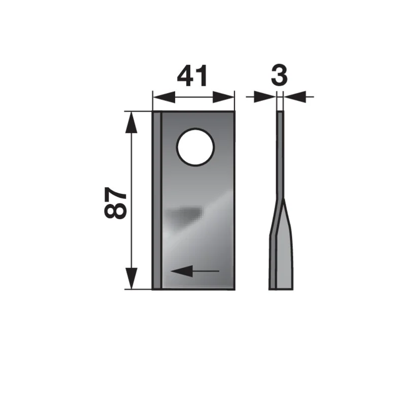 Prillinger Premium - 0041043025 - Rotary mower blade (Pack of 25)