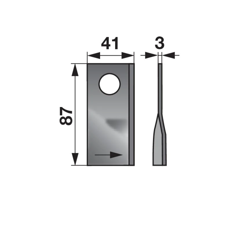 Prillinger Premium - 0041043125 - Rotary mower blade (Pack of 25)