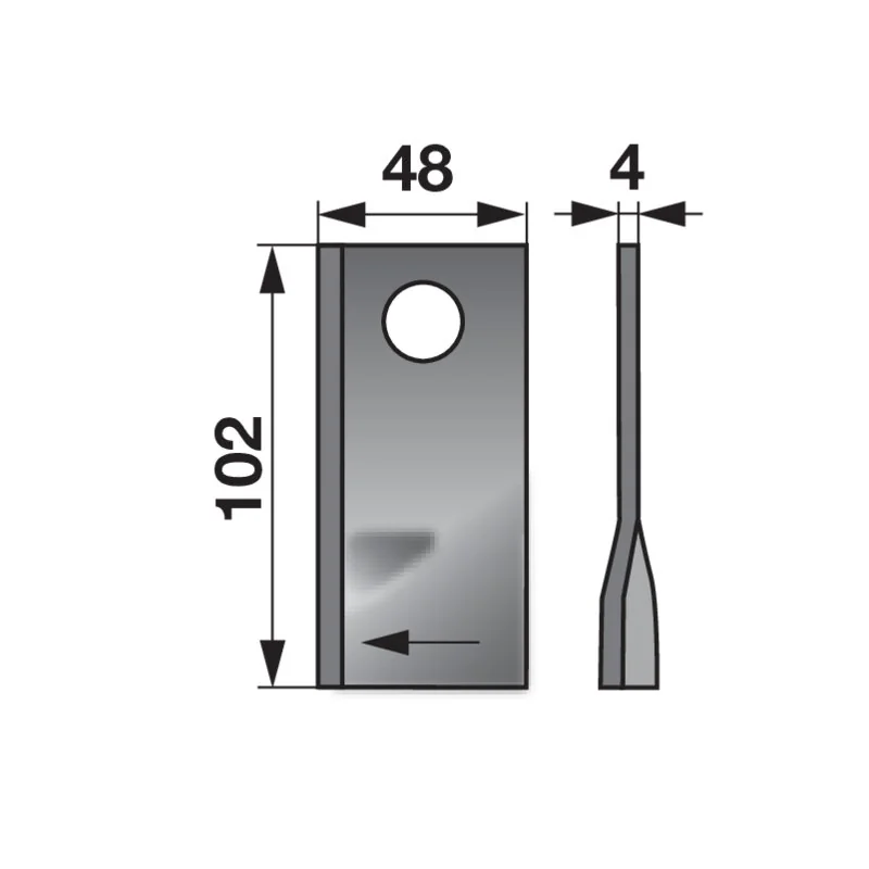 Prillinger Premium - 0041051225 - Rotary mower blade (Pack of 25)