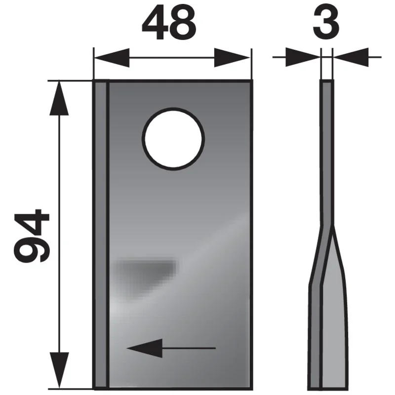 Prillinger Premium - 0041060625 - Rotary mower blade (Pack of 25)