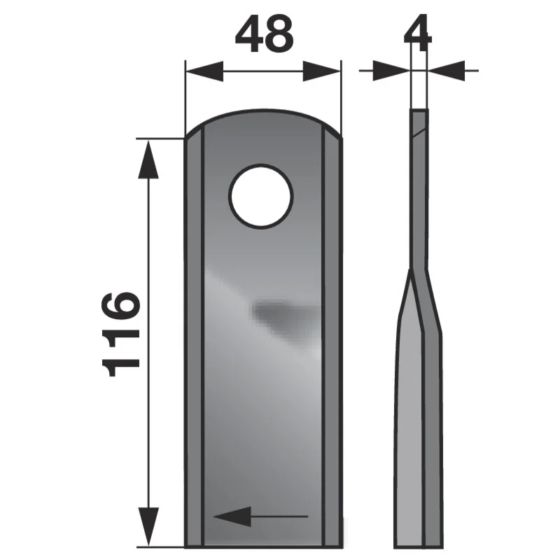 Prillinger Premium - 0041091325 - Rotary mower blade (Pack of 25)