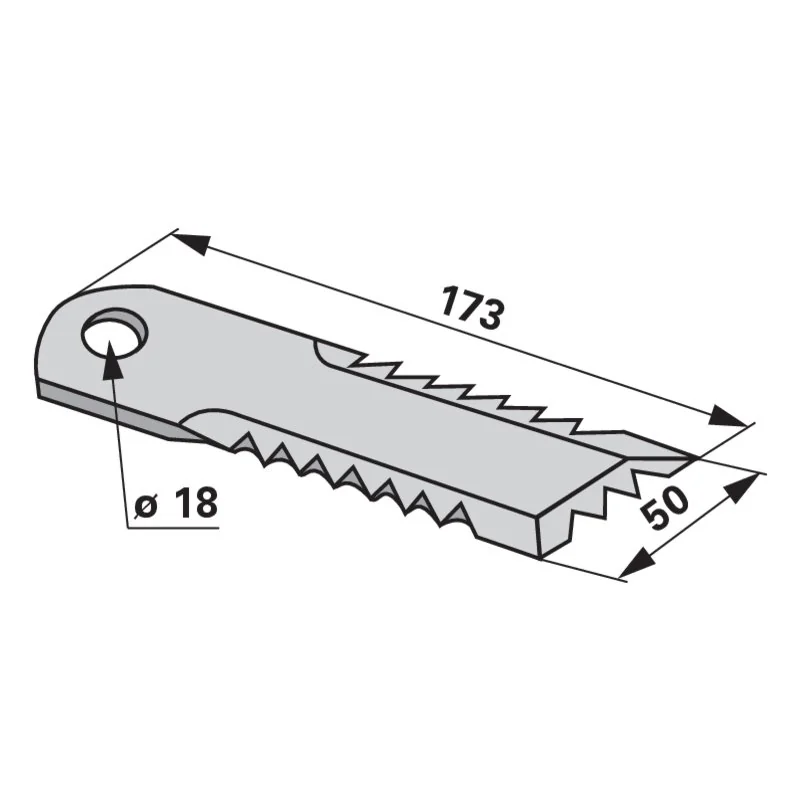 Radura - 42232 - Chipper blade