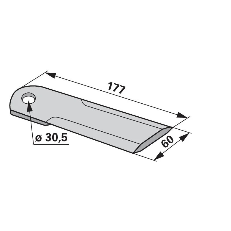 Radura - 52896 - Chipper blade