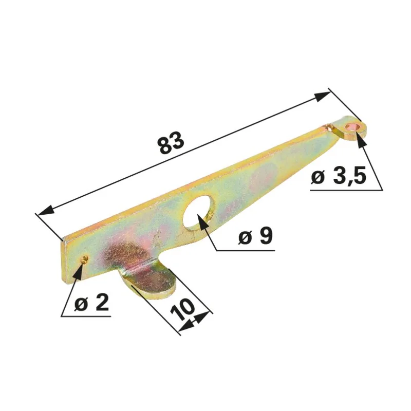 Rotax - 848095 - Adjusting lever