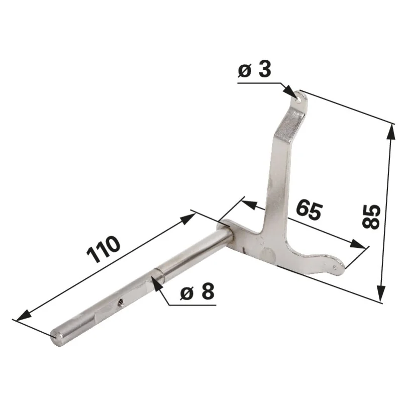 Rotax - 937956 - Regulator shaft