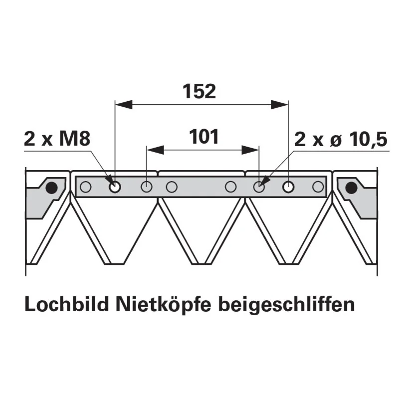 Schröckenfux - 110.422.206 - Mower blade