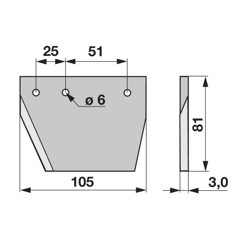 Schröckenfux - 1180720016 - Cutter head blade