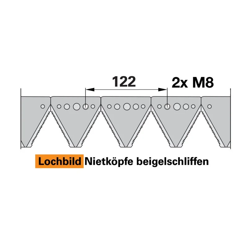 Schröckenfux - 257095 - Mower blade