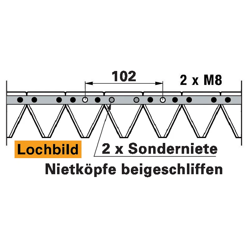 Schröckenfux - 48201N - Mower blade