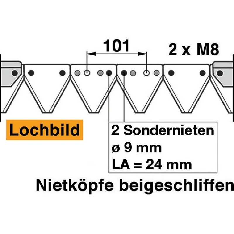 Schröckenfux - 630273 - Mower blade