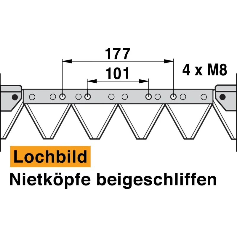 Schröckenfux - 631374 - Mower blade