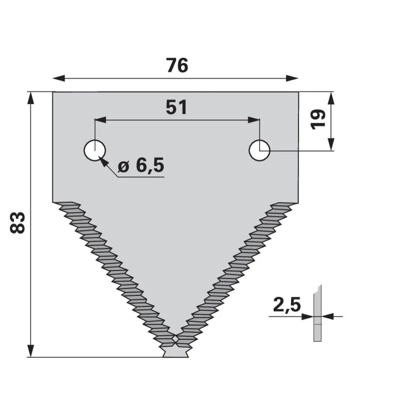 Schröckenfux - AZ32298 - Mower blade