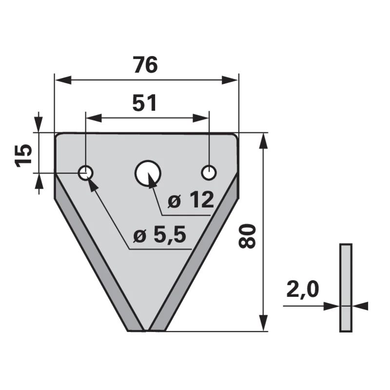 Schröckenfux - H130200020 - Mower blade (Pack of 25)