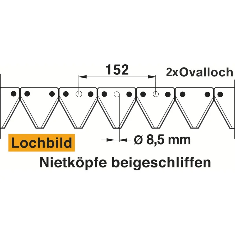Schröckenfux - H150043790 - Mower blade