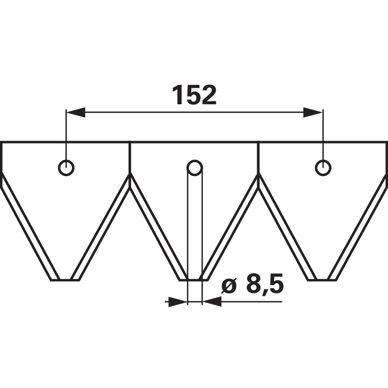 Schröckenfux - H150043790 - Mower blade
