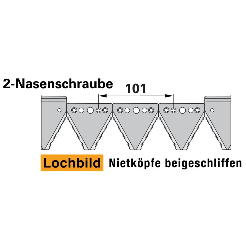 Schröckenfux - M634 - Mower blade