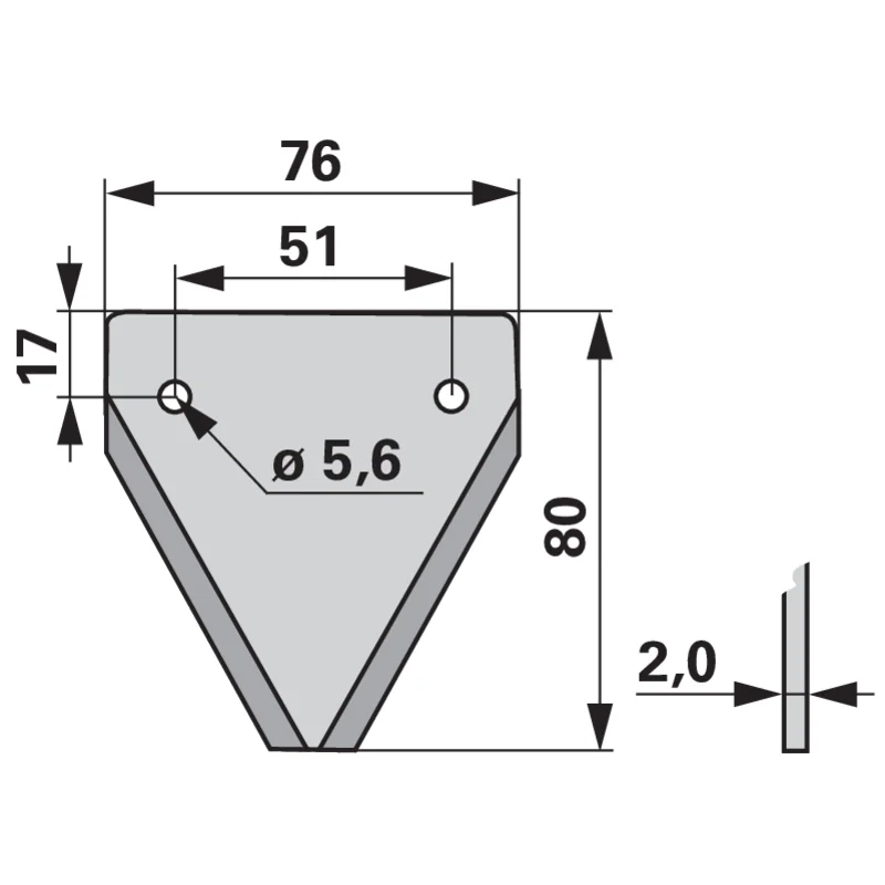 Schröckenfux - N336 - Mower blade guide (Pack of 25)
