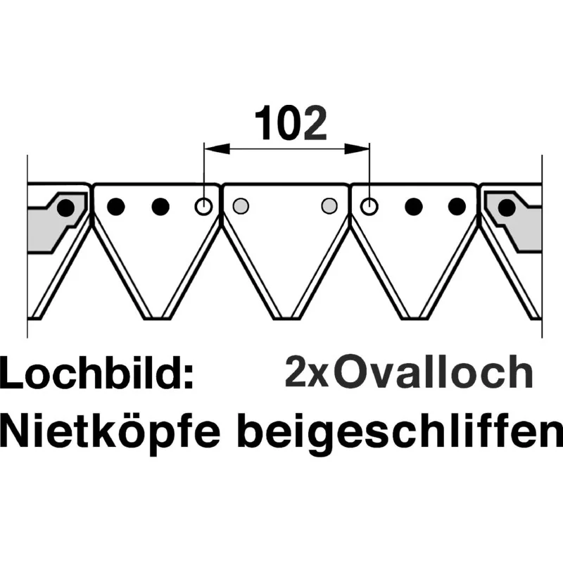Schröckenfux - RM158182 - Mower blade