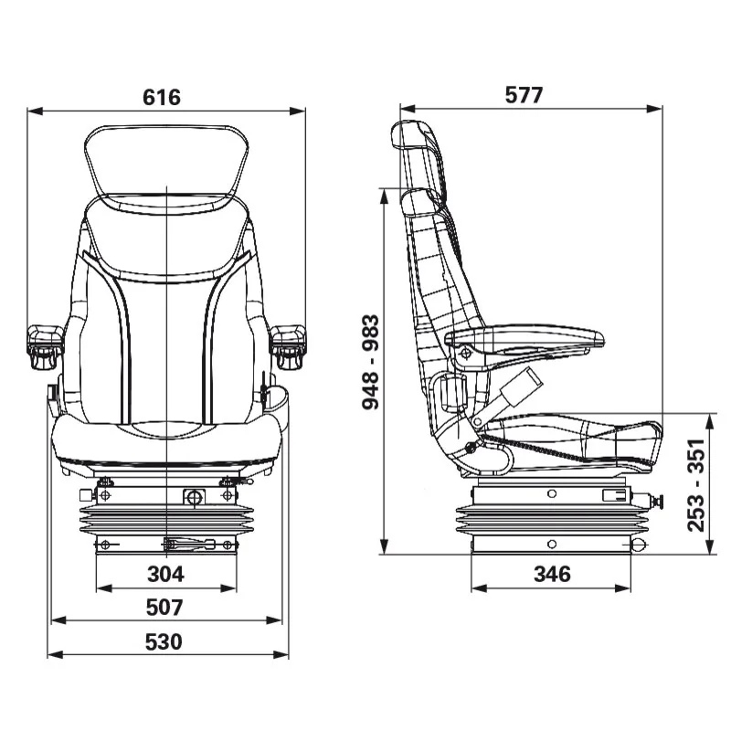 Seat - 962556500BK - Seat
