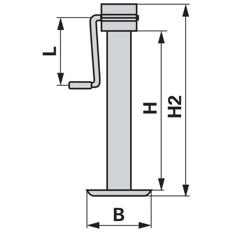 Simol - DG706W - Support leg