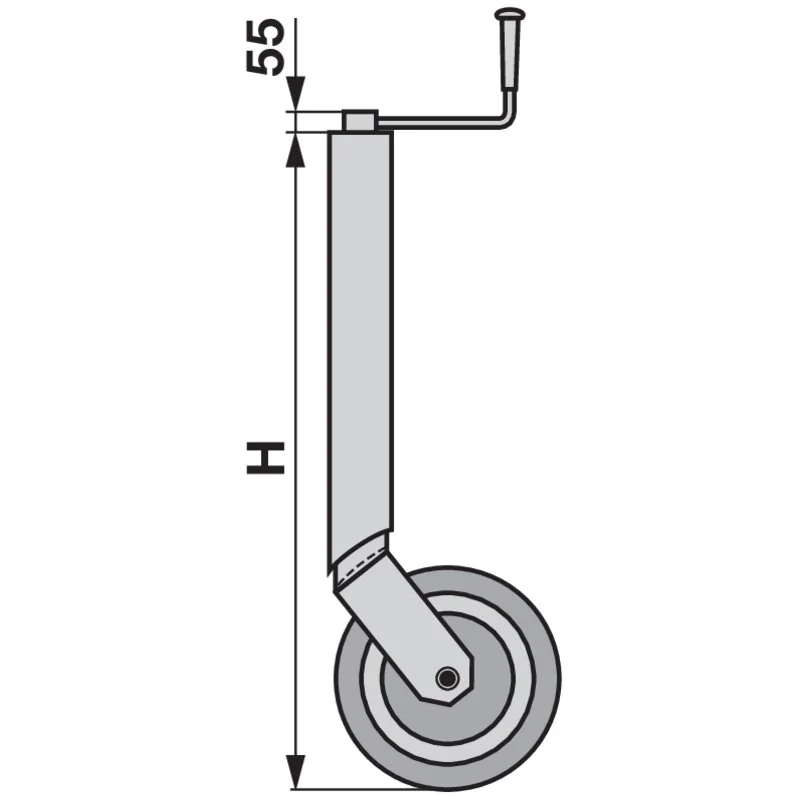 Simol - F0280 - Support wheel