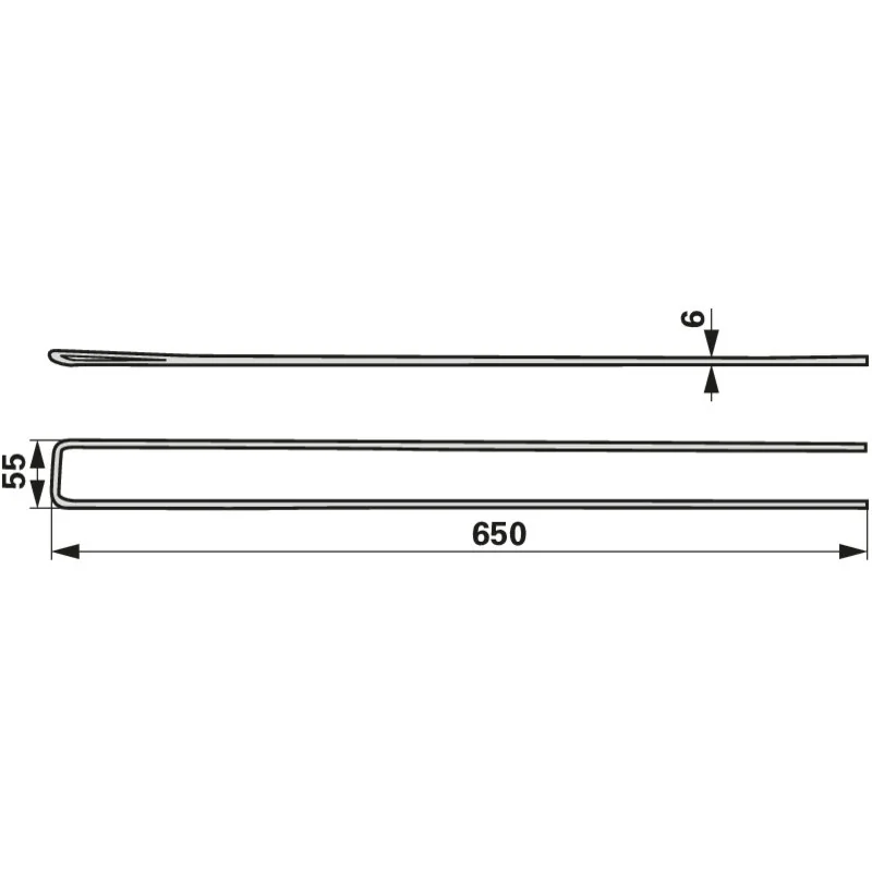 SIP - 00401740 - Rotary tedder tine