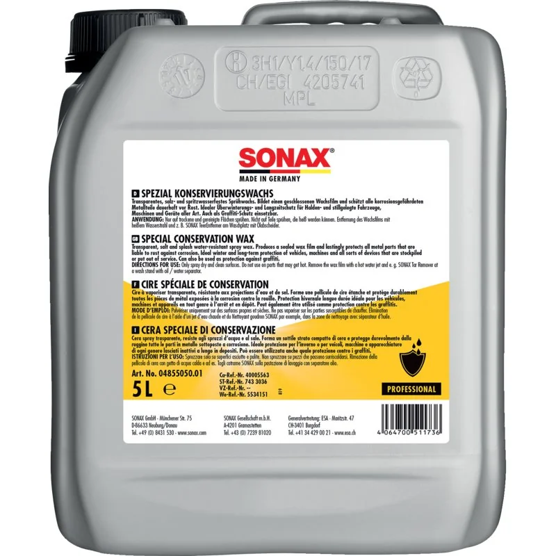 Sonax - 04855050 - Preservation Wax