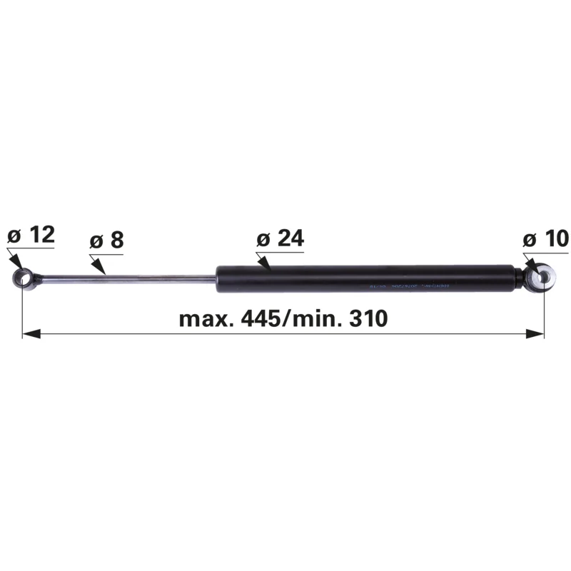 Stabilus - 207.672.04 - Shock absorber