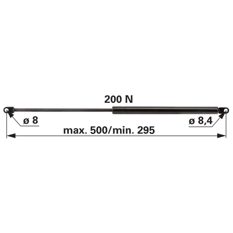 Stabilus - 3103255M1 - Gas spring