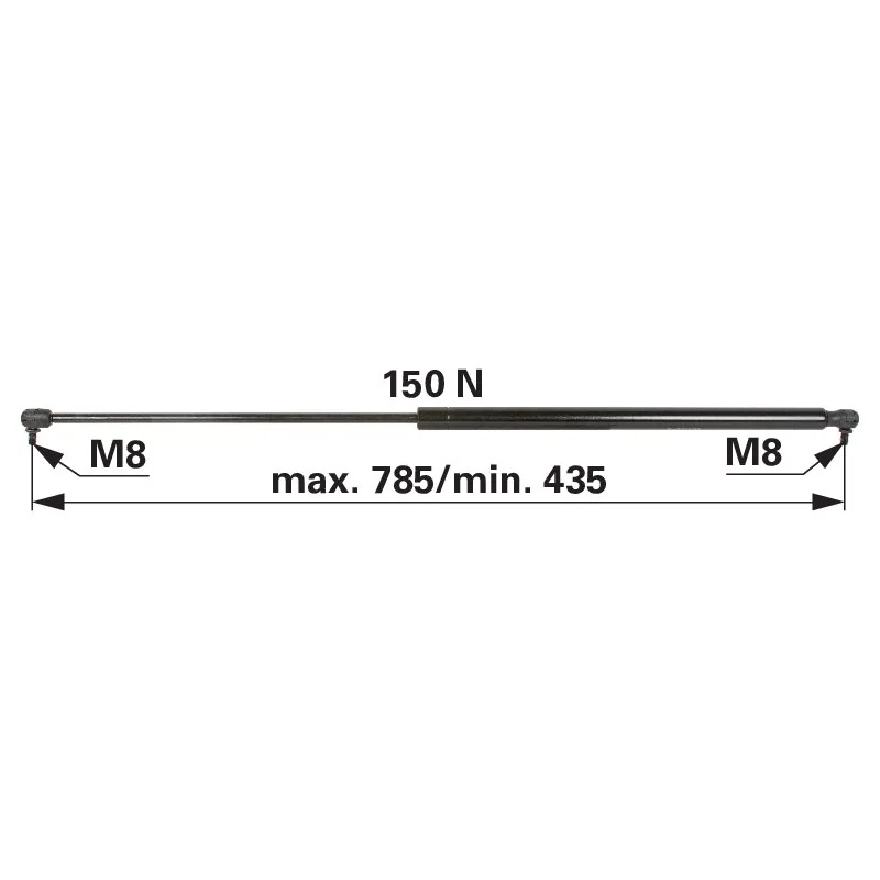 Stabilus - 3389556M1 - Gas spring