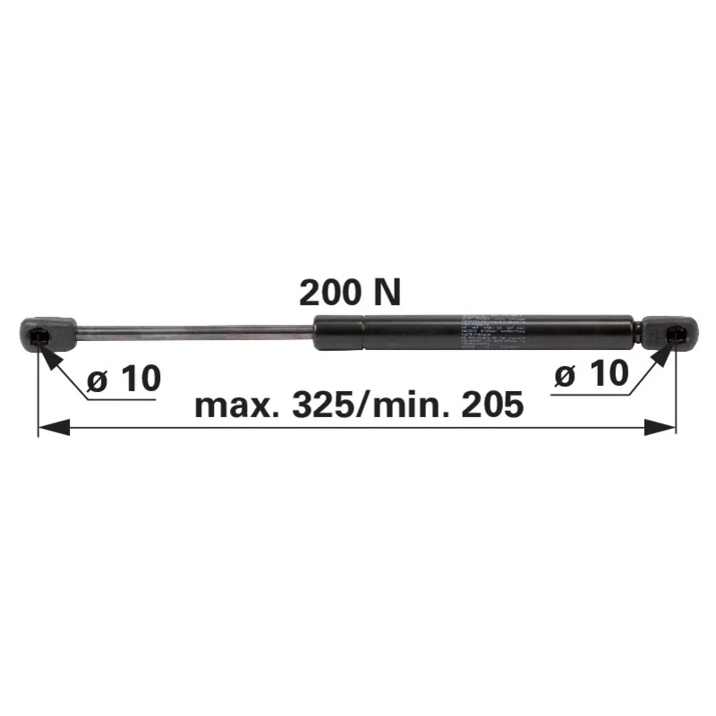 Stabilus - 6005014318 - Gas spring