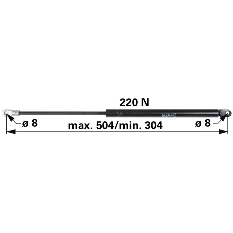Stabilus - 615388 - Gas spring