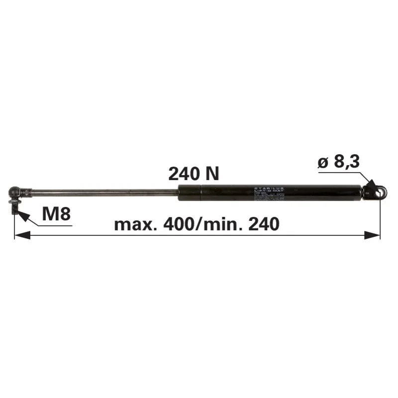 Stabilus - 623463 - Gas spring
