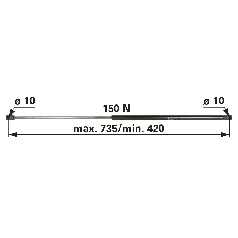Stabilus - AL66992 - Gas spring