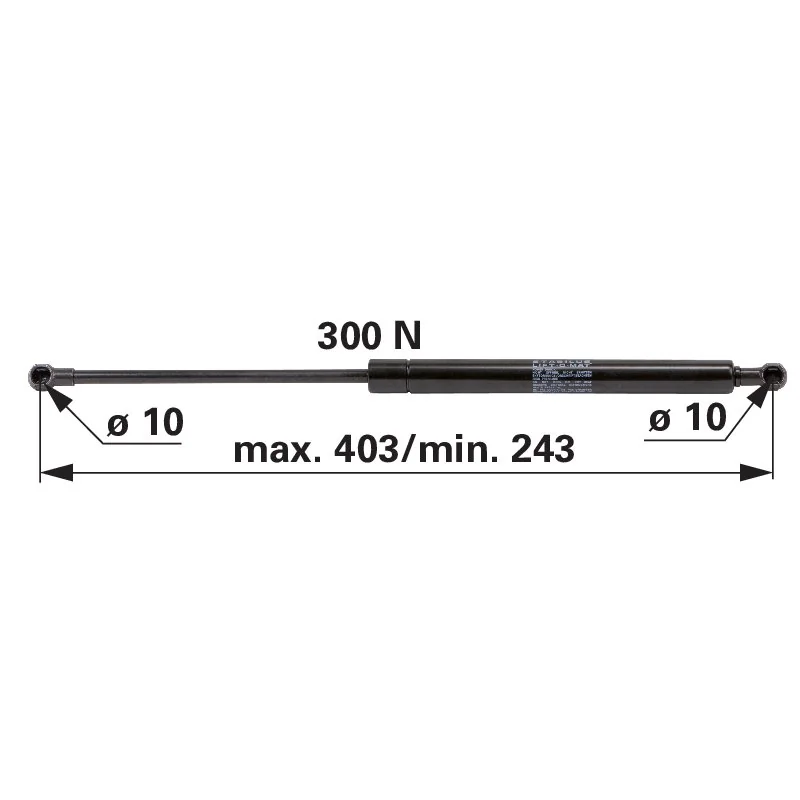 Stabilus - H334810030201 - Gas spring