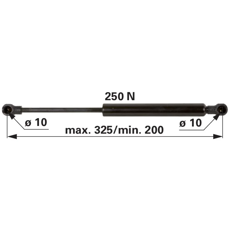 Stabilus - H816810030500 - Gas spring