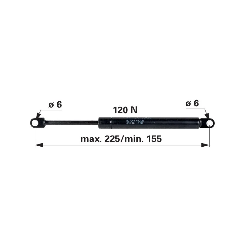 Stabilus - X800420446000 - Gas spring