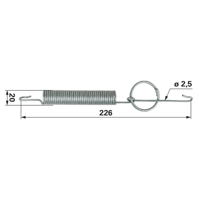 Stiga - 1134-1322-01 - Tension spring