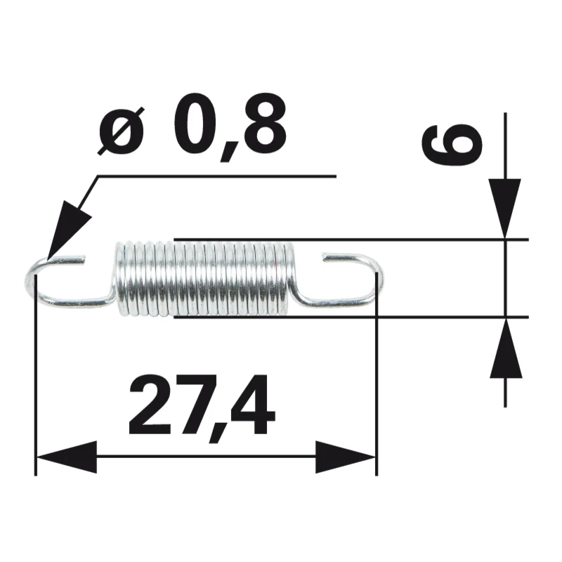Stiga - 118550150/0 - Tension spring