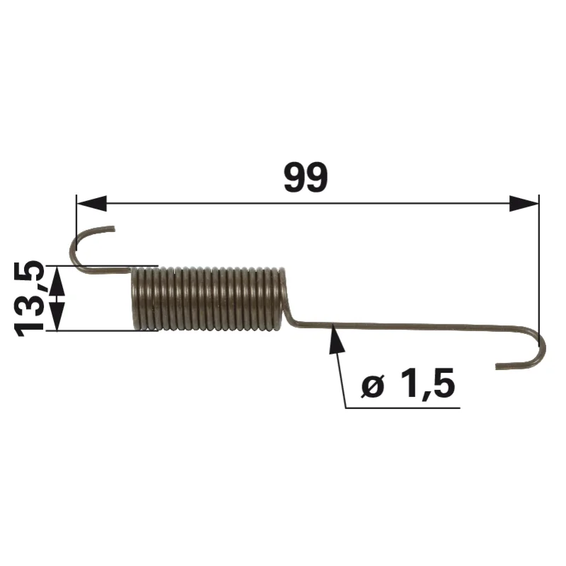 Stiga - 122450432/0 - Tension spring
